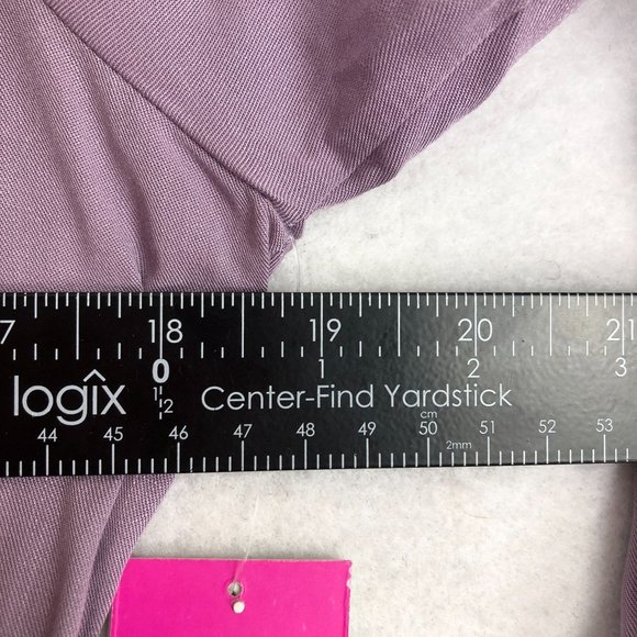 JustFab NWT Women's Size Medium Purple Long Sleeve Fit & Flare Mini Dress - Picture 5 of 13